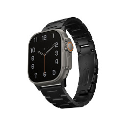 Ремешок Uniq для Apple Watch 42/44/45mm OSTA Steel Strap with Self-Adjustable Links черный купить в Уфе