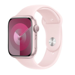 Часы Apple Watch Series 9 41 мм, корпус из алюминия розового цвета, спортивный ремешок MR943LW/A купить в Уфе
