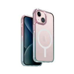Накладка Uniq для iPhone 15 Combat DUO Blue/Pink MagSafe купить в Уфе