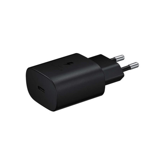 Сетевое зарядное устройство Samsung 25W PD Power Adapter USB-C to USB-C Cable черное