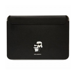 Чехол Lagerfeld для MacBook 13/14 PU Saffiano Sleeve NFT Karl & Choupette Black купить в Уфе