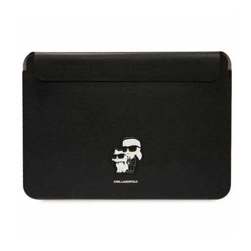 Чехол Lagerfeld для MacBook 13/14 PU Saffiano Sleeve NFT Karl & Choupette Black