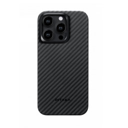 Накладка Pitaka MagEZ Case 4 для iPhone 15 Pro Max черно-серая купить в Уфе