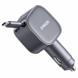 Автомобильное зарядное устройство Anker Nano Car Charger 75W USB-C Cable A2738 фото купить уфа