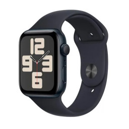 Часы Apple Watch SE 2023 44mm Корпус из алюминия «тёмная ночь», спортивный ремешок купить в Уфе
