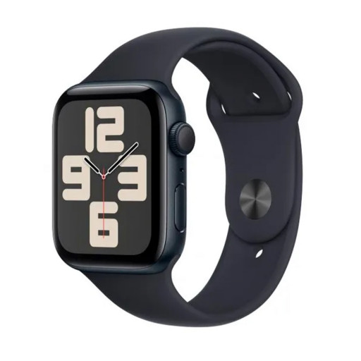 Часы Apple Watch SE 2023 44mm Корпус из алюминия «тёмная ночь», спортивный ремешок MRE93LL/A