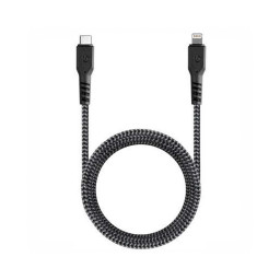 Кабель EnergEA FibraTough USB-C - Lightning MFI Black 1.5m купить в Уфе