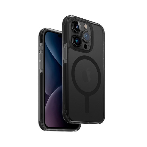 Накладка Uniq для iPhone 15 Pro Combat AF Black MagSafe