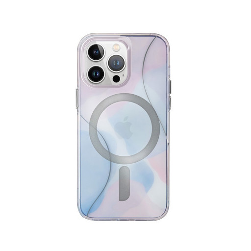 Накладка Uniq для iPhone 15 Pro Max COEHL Palette Dusk Blue MagSafe