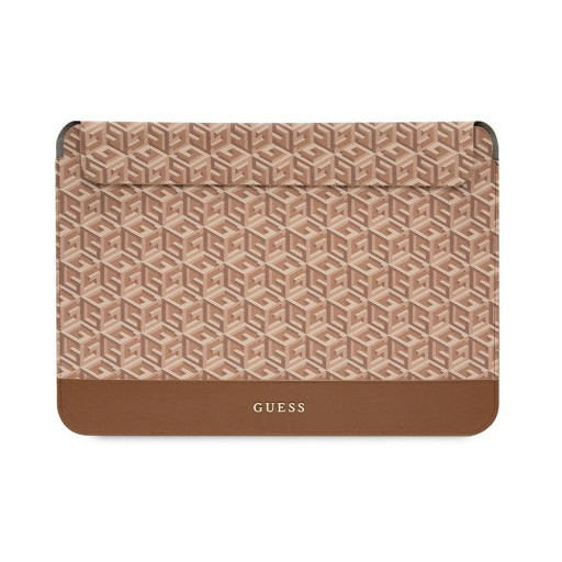 Чехол Guess для MacBook 13 Sleeve G CUBE Brown