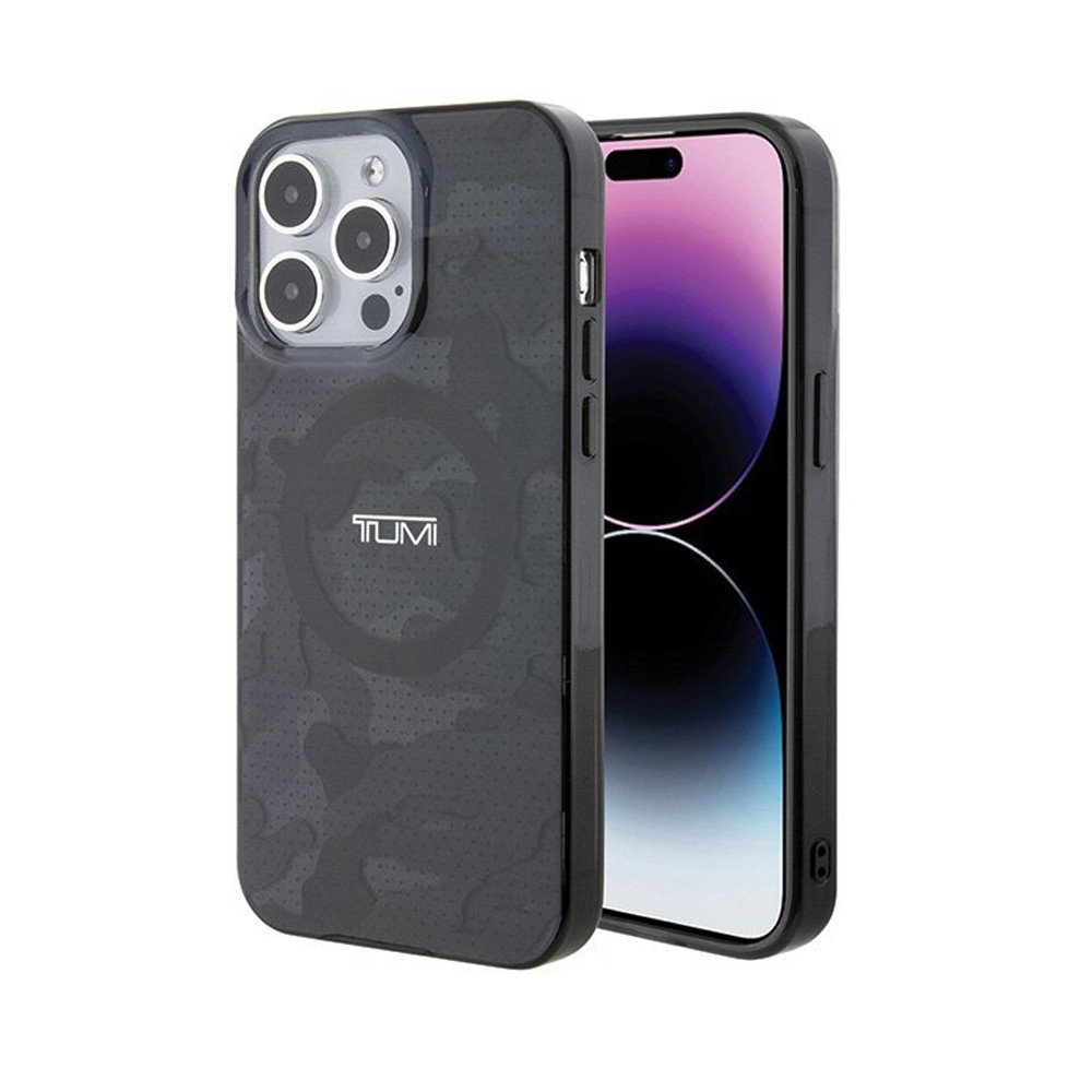 Купить накладка Tumi для iPhone 15 Pro Max PC/TPU Double layer CAMO Grey по  выгодной цене в Уфе