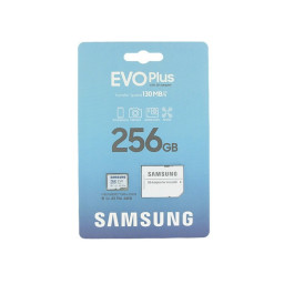 Карта памяти Samsung Evo Plus MicroSDXC 256Gb A2 V30 4K (с адаптером) купить в Уфе