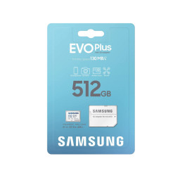 Карта памяти Samsung Evo Plus MicroSDXC 512Gb A2 V30 4K (с адаптером) купить в Уфе