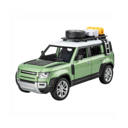 Детская машинка Che Zhi Land Rover Defender 1:24 зеленая