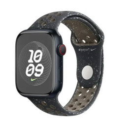 Часы Apple Watch Series 9 45 мм, Корпус из алюминия цвета «Тёмная ночь» спортивный Nike ремешок купить в Уфе