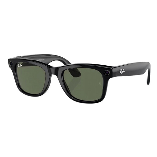 Умные очки Ray-Ban Smart Glasses Wayfarer RW4006 Shiny Black/Green