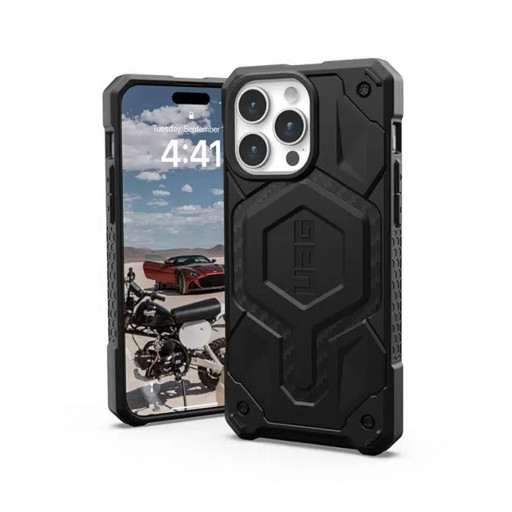 Накладка UAG для iPhone 15 Pro Max Monarch Pro MagSafe Carbon Fiber