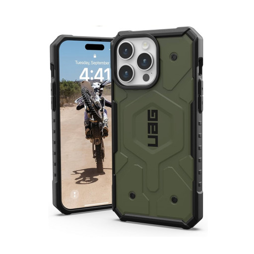 Накладка UAG для iPhone 15 Pro Max Pathfinder MagSafe Olive Drab