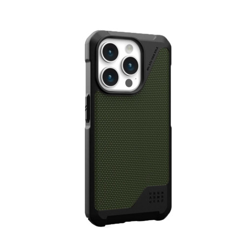 Накладка UAG для iPhone 15 Pro Metropolis LT MagSafe Kevlar Olive