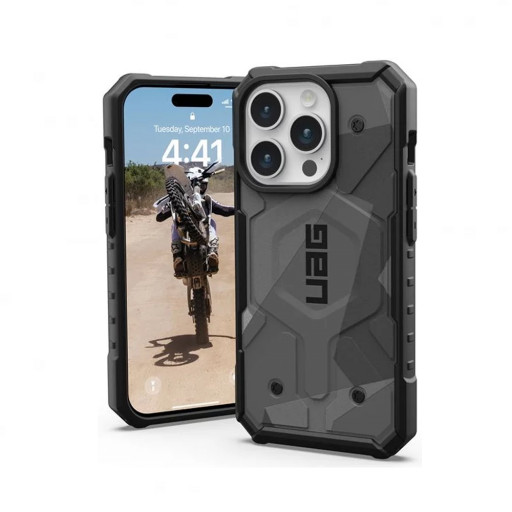 Накладка UAG для iPhone 15 Pro Pathfinder SE MagSafe Geo Camo