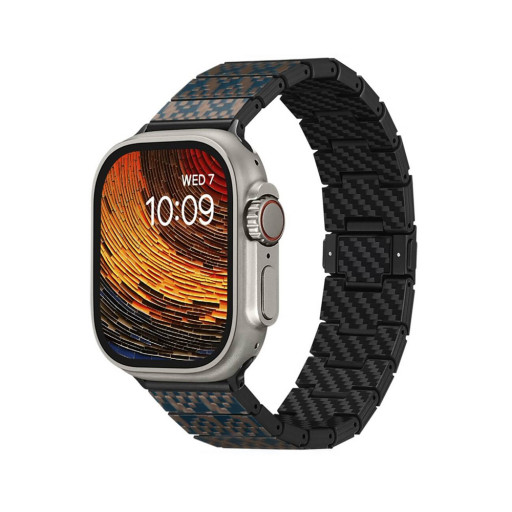 Ремешок Pitaka для Apple Watch 38/40/41/42/44/45/49mm Dreamland ChromaCarbon Stairs