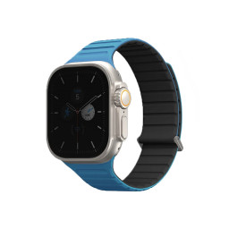 Ремешок Uniq для Apple Watch 49/45/44/42mm Revix EVO reversible Magnetic Pacific Blue/Black купить в Уфе