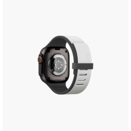 Ремешок Uniq для Apple Watch 49/45/44/42mm Revix reversible Magnetic Caspian Blue/Black фото купить уфа