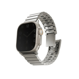 Ремешок Uniq для Apple Watch 42/44/45mm Strova Mag Strap Link Steel Silver купить в Уфе