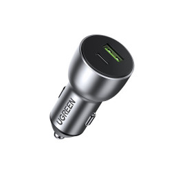 Автомобильное зарядное устройство Ugreen Car Charger Alu Case CD213 52.5w купить в Уфе