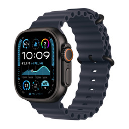 Apple Watch Ultra 2 49mm Black Titanium Navy Ocean Band 2024 купить в Уфе