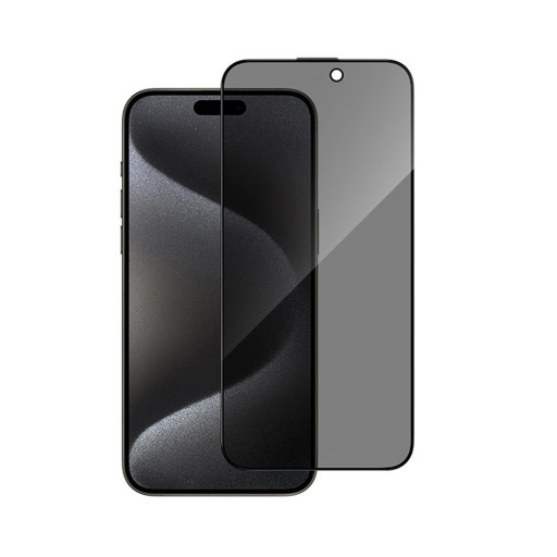 Защитное стекло BlueO для iPhone 16 Pro Anti-glare Matte Anti-Static Black (матовое)