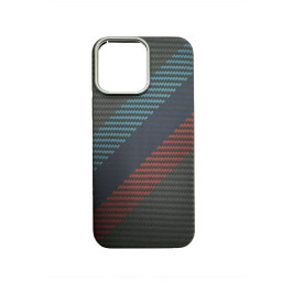 Накладка для iPhone 16 Pro Max карбоновая Tricolor купить в Уфе