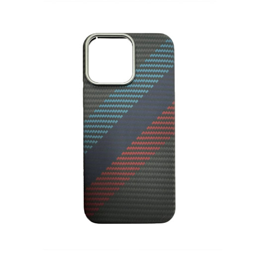 Накладка для iPhone 16 Pro Max карбоновая Tricolor