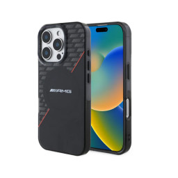 Накладка AMG для iPhone 16 Pro Max PC/TPU Double layer Rhombs Black/Red MagSafe купить в Уфе