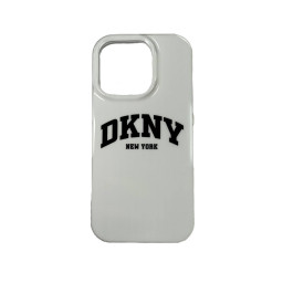 Накладка DKNY для iPhone 16 Pro PC/TPU Double layer Arch Logo White купить в Уфе