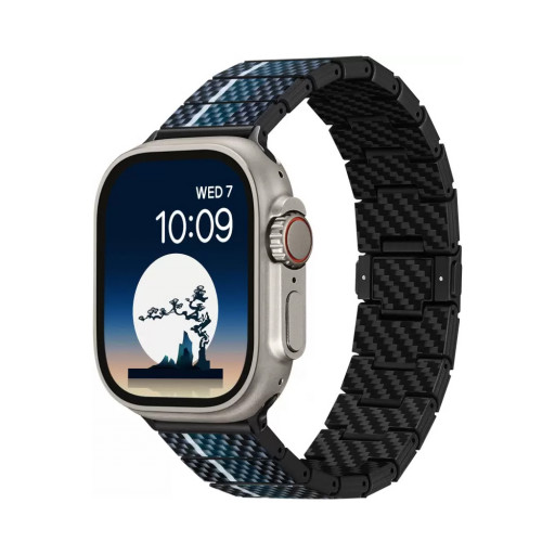 Ремешок Pitaka для Apple Watch 42/44/45/49mm ChromaCarbon Moon