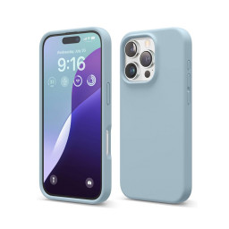 Накладка Elago для iPhone 16 Pro Max Soft silicone Liquid Sky Blue купить в Уфе