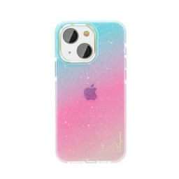 Накладка Kingxbar для iPhone 13 Ombre series Blue/Pink купить в Уфе