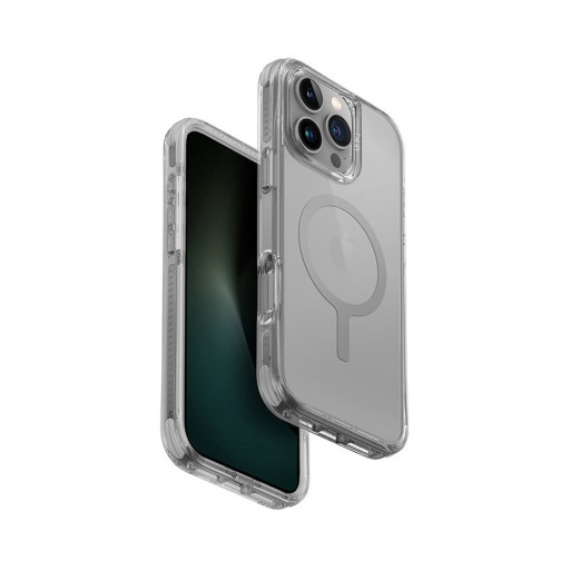 Накладка Uniq для iPhone 16 Pro Max Combat Stone Grey MagSafe