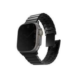 Ремешок Uniq для Apple Watch 42/44/45mm Strova Mag Strap Link Steel Black купить в Уфе