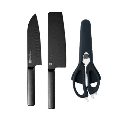 Набор ножей HuoHou Heat Knife Set 2 in 1 с ножницами HU0015