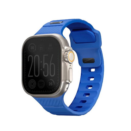 Ремешок Uniq для Apple Watch 42/44/45mm STRIDE FKM Rubber Cobalt Blue