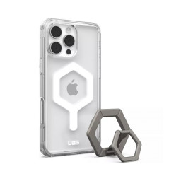 Накладка UAG для iPhone 16 Pro Max Plyo Ice White/Titanium Stand купить в Уфе