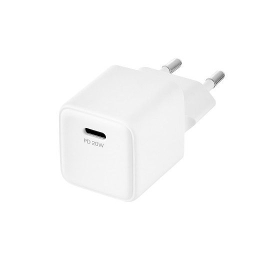 Сетевое зарядное устройство uBear Bridge Wall Charger 20w GaN USB-C белое