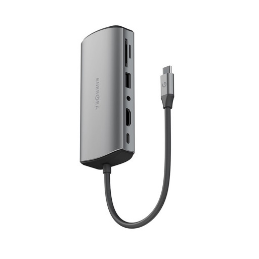 Адаптер Energea AluHUB Max 11-in-1 Superspeed Aluminium USB-C 100W Gunmetal