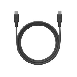 Кабель EnergEA Bazic GoCharge Weave USB-C to USB-C 60W 480 Mbps Soft braided Black 1.5m купить в Уфе