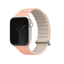 Ремешок Uniq для Apple Watch 38/40/41/42mm Revix EVO reversible Magnetic Caspian Crepe Pink/Ivory купить в Уфе