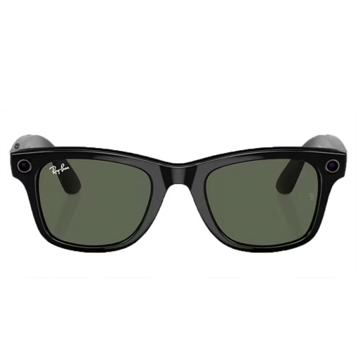 Умные очки Ray-Ban Smart Glasses Wayfarer RW4008 Shiny Black/Green