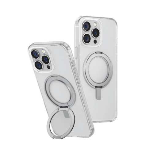 Накладка Uniq для iPhone 16 Pro Max Swivix with 360-Rotating stand Clear Magsafe