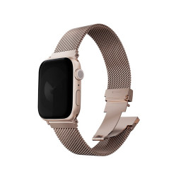 Ремешок Uniq для Apple Watch 38/40/41/42mm Dante PRO Strap Mesh Steel Metallic Rose купить в Уфе